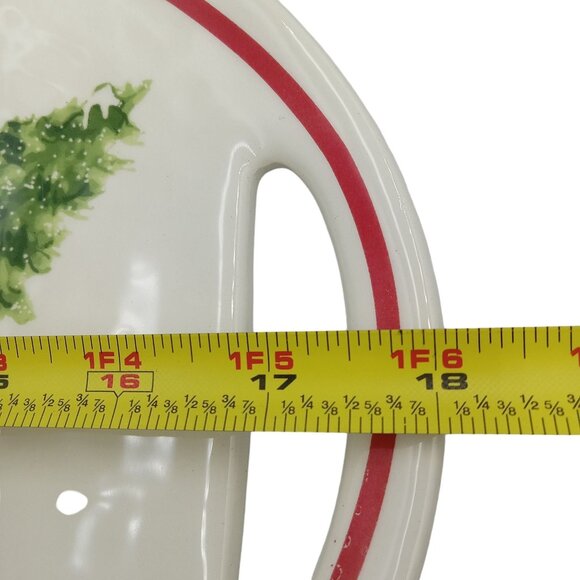 Mud Pie Platter Happy Holidays Red Truck With Christmas Tree Platter - Picture 10 of 11